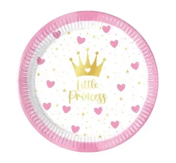 Papierový tanier 20cm LITTLE PRINCES