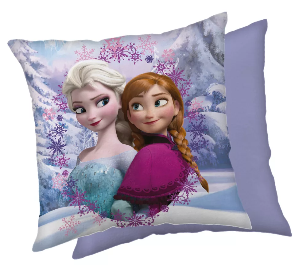 Obliečka na vankúšik 40x40 FROZEN fialová