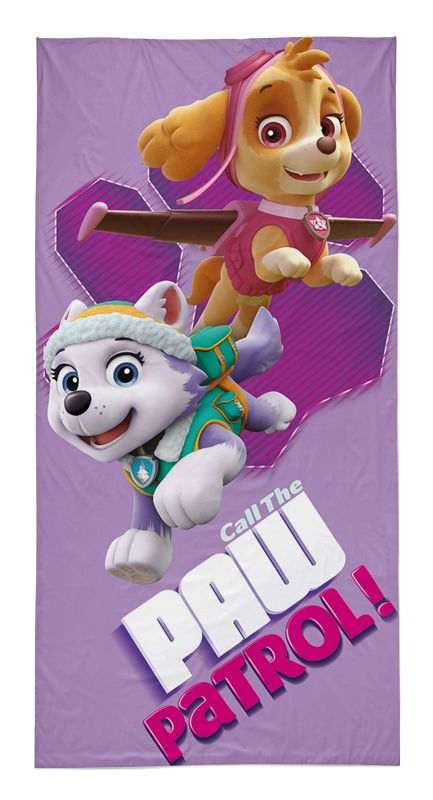 Osuška 70x140 PAW PATROL dievčatá lila