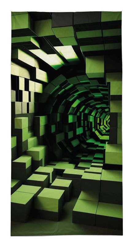 Osuška 70x140 TUNEL 3D