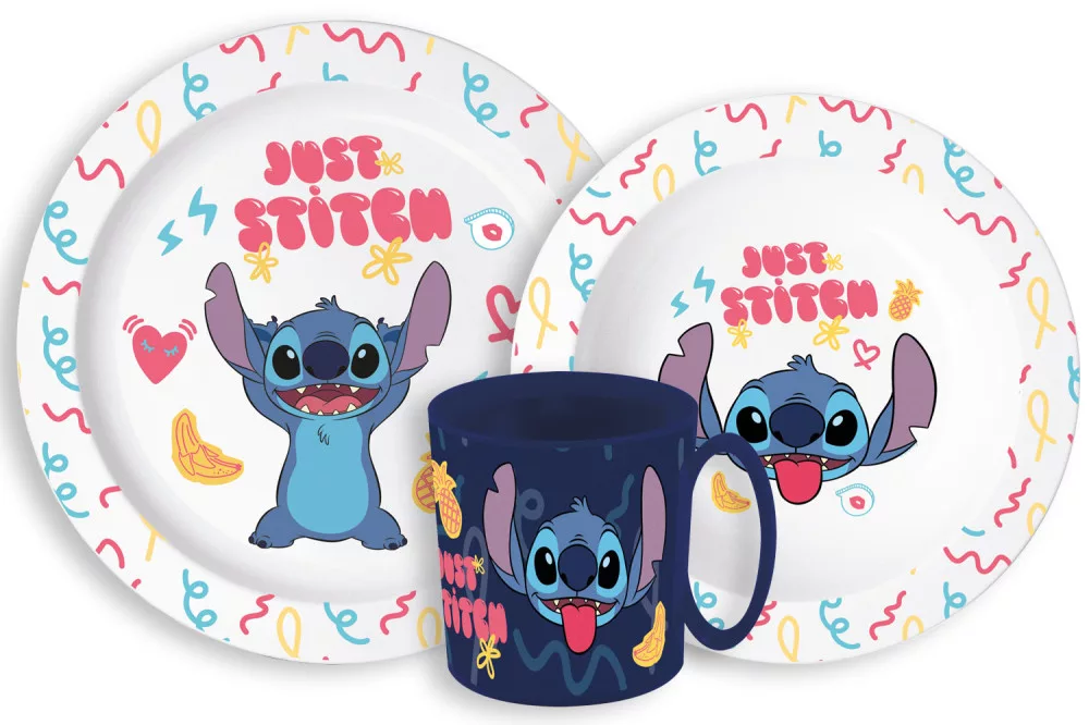 Jedálenský set - plast LILO A STITCH 01