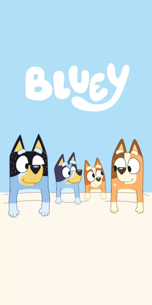 Osuška 70x140 BLUEY rodinka