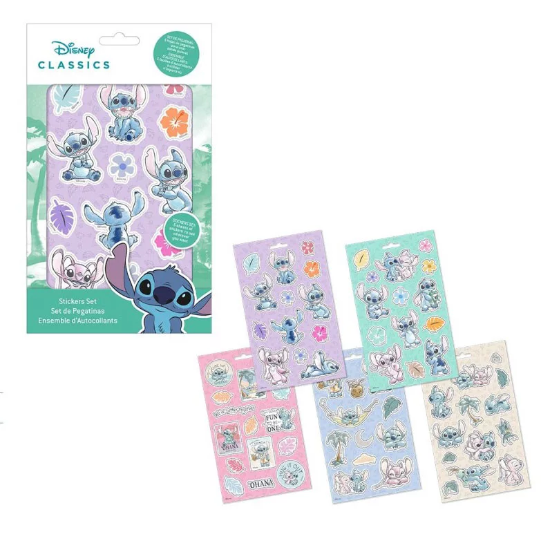 Set nálepiek LILO A STITCH