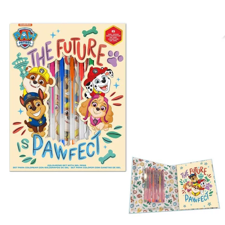 Sada notes + gelové perá PAW PATROL