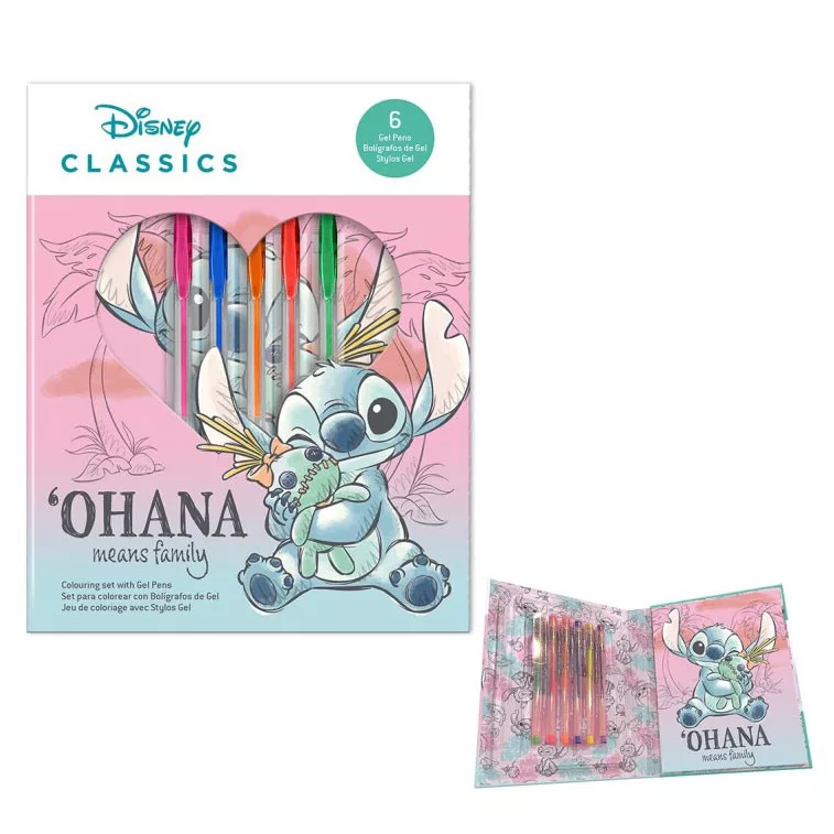 Sada notes + gelové perá LILO A STITCH