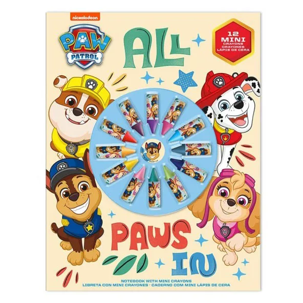 Zošit + pastelky PAW PATROL