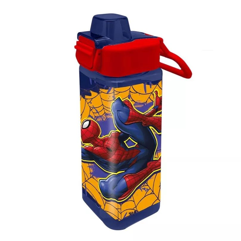 Hranatá fľaša SPIDERMAN 500ml