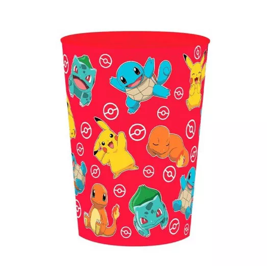 Plastový pohár POKÉMON červený