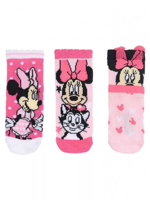 Ponožky 3ks MINNIE - 0-6m.