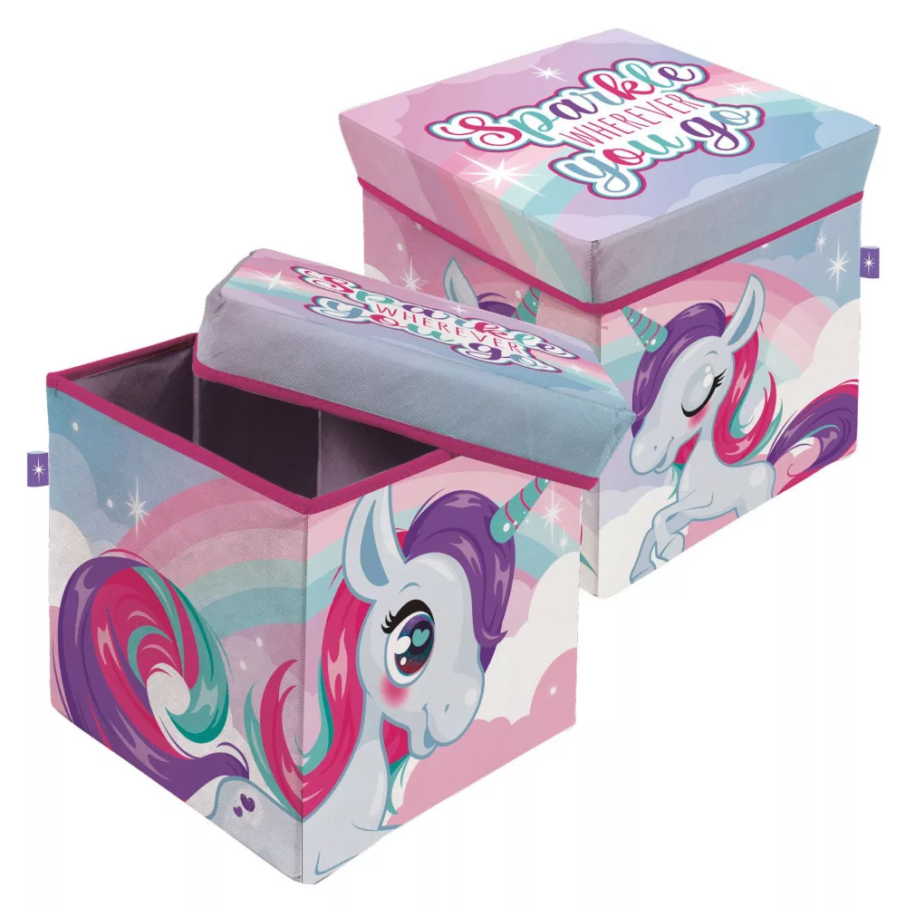 Úložný box - taburetka JEDNOROŽEC