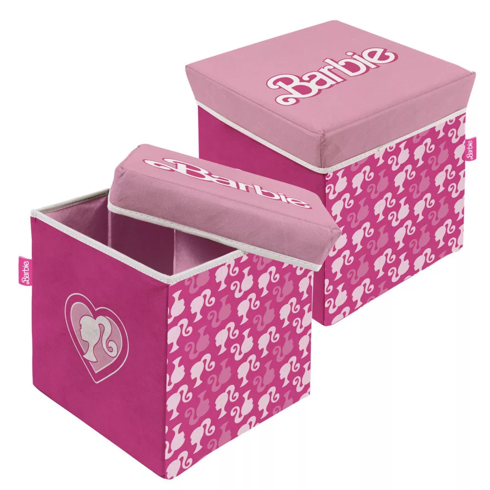 Úložný box - taburetka BARBIE