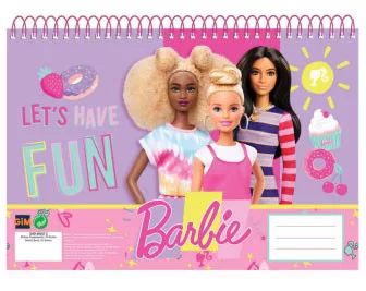 Špirálový skicár BARBIE