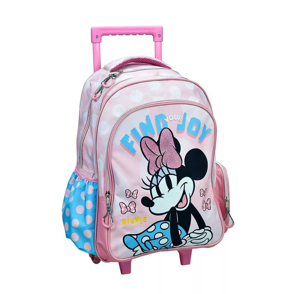 Školská taška na ťahanie MINNIE joy 46cm
