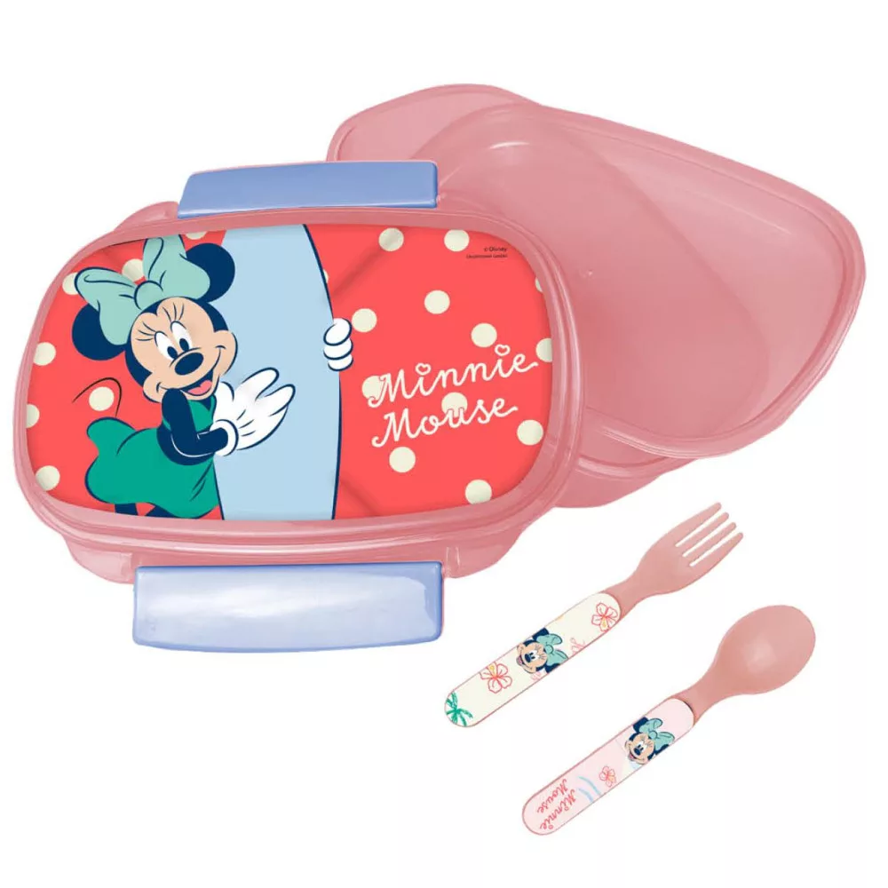 Desiatový box s príborom MINNIE