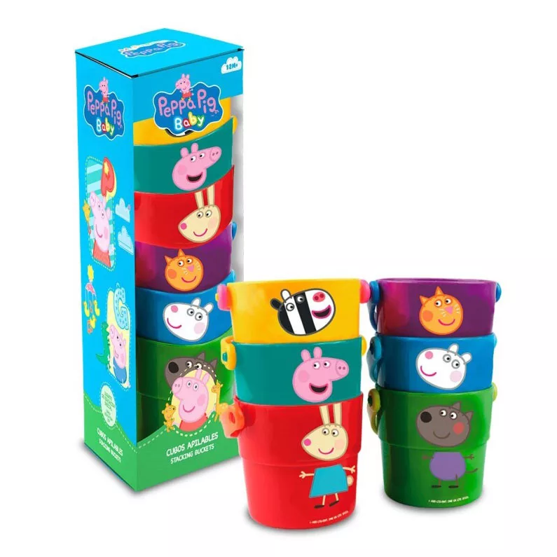 Poháriky - vedierka PEPPA PIG