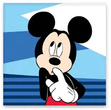 Uterák 30x30 MICKEY MOUSE úvaha