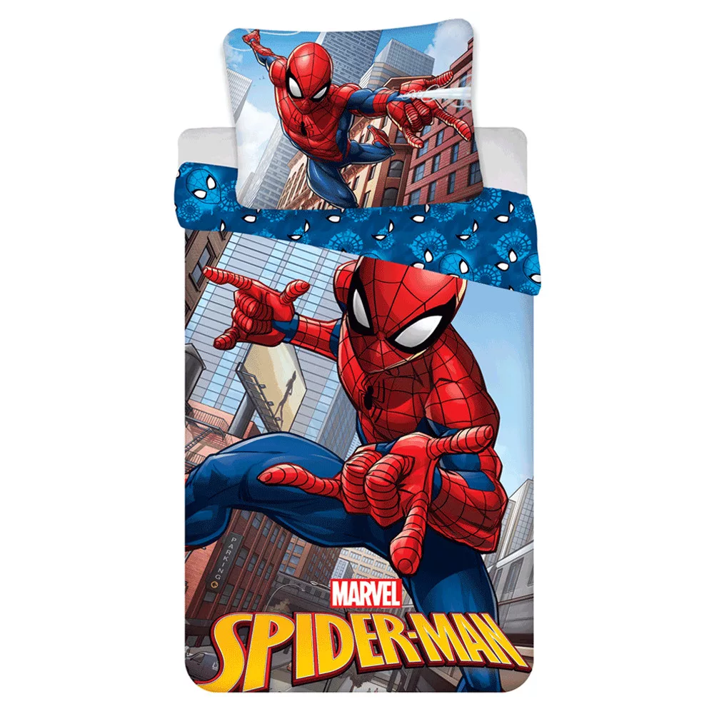 Obliečky 140x200 SPIDERMAN city