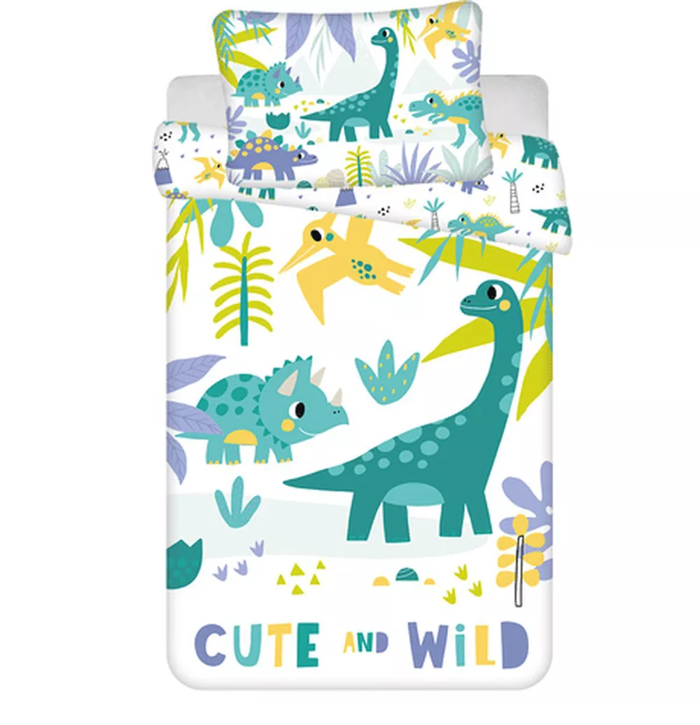 Obliečky do postieľky 100x135 DINOSAURUS cute