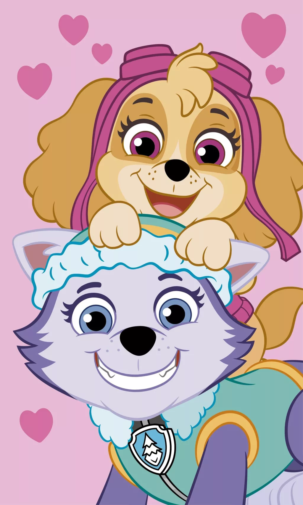 Uterák 30x50 PAW PATROL ružové