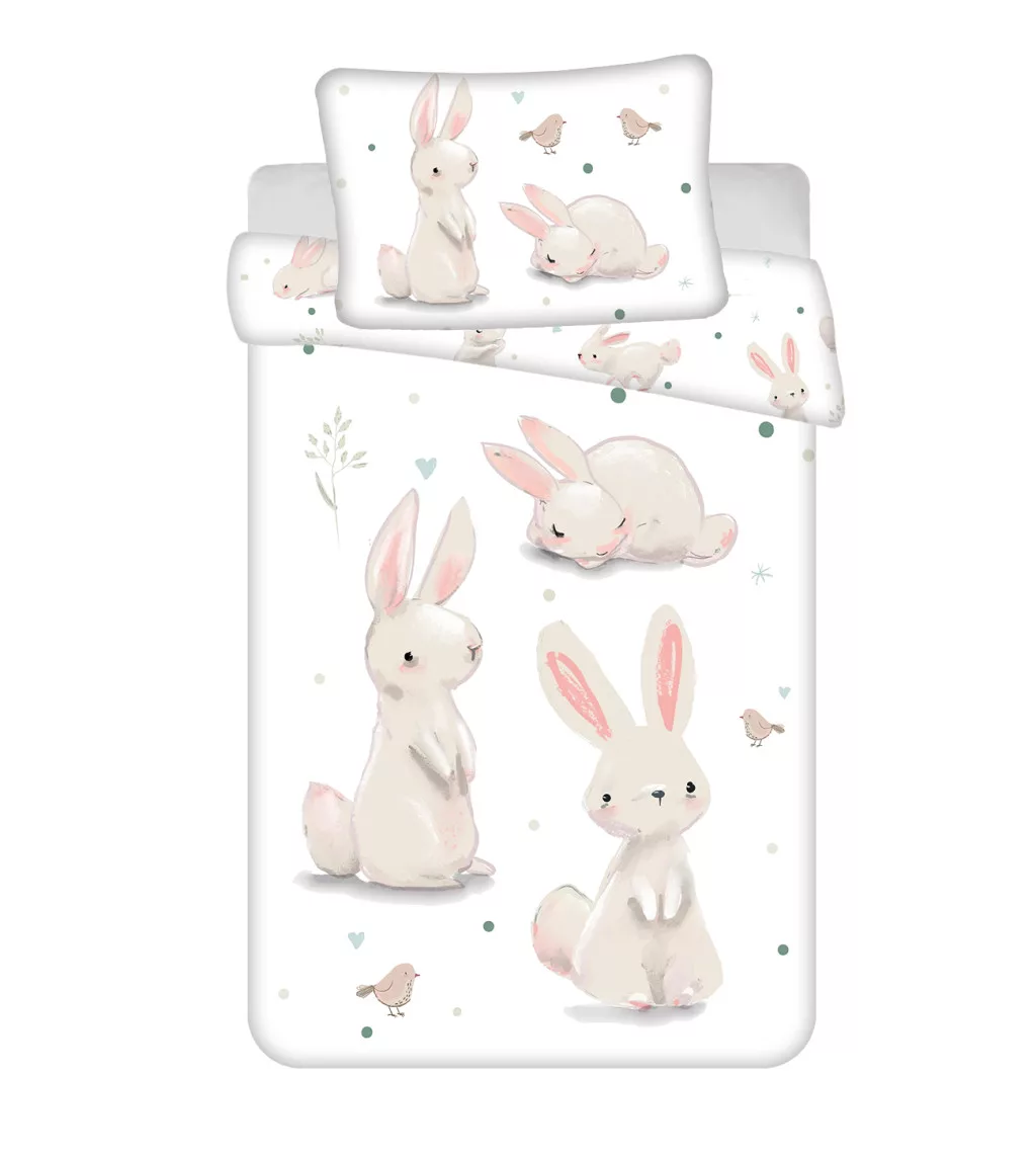 Obliečky do postieľky 100x135 ZAJAČIK bunny