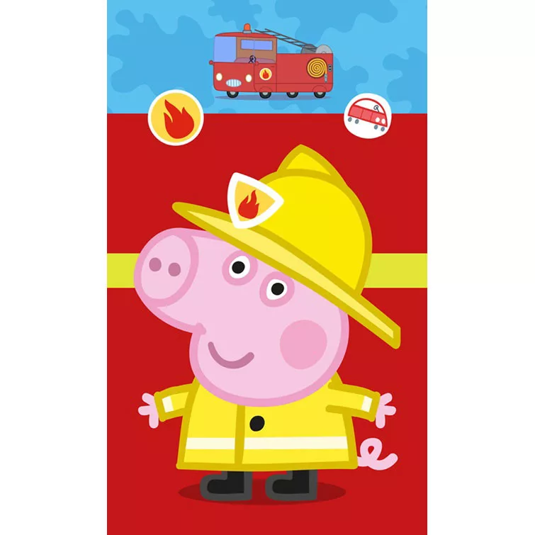 Uterák 30x50 PEPPA PIG požiarnik