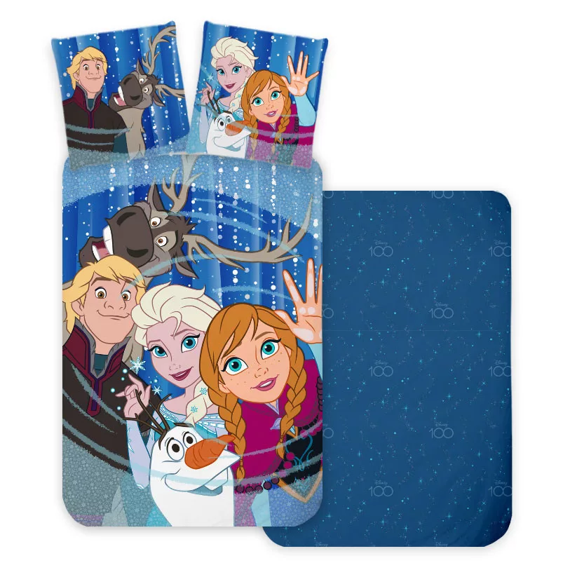 Obliečky do postieľky 100x135 FROZEN priatelia