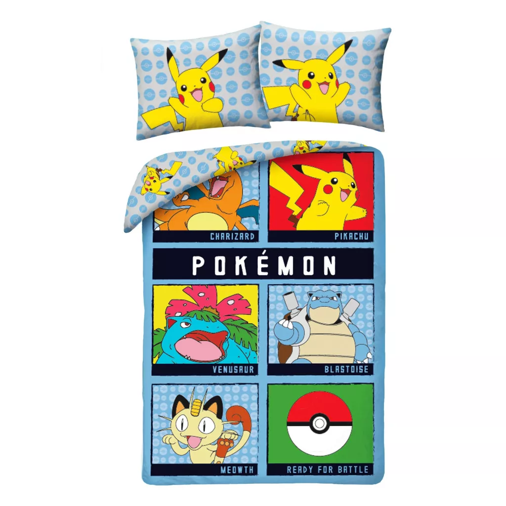 Obliečky 140x200 POKÉMON komix