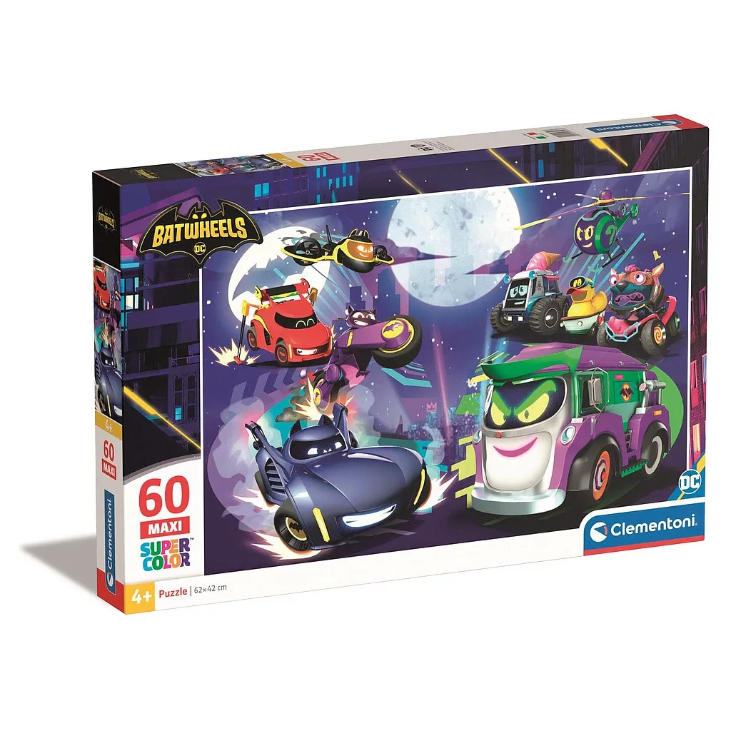 Puzzle 60 dielikov BATMAN batwheels