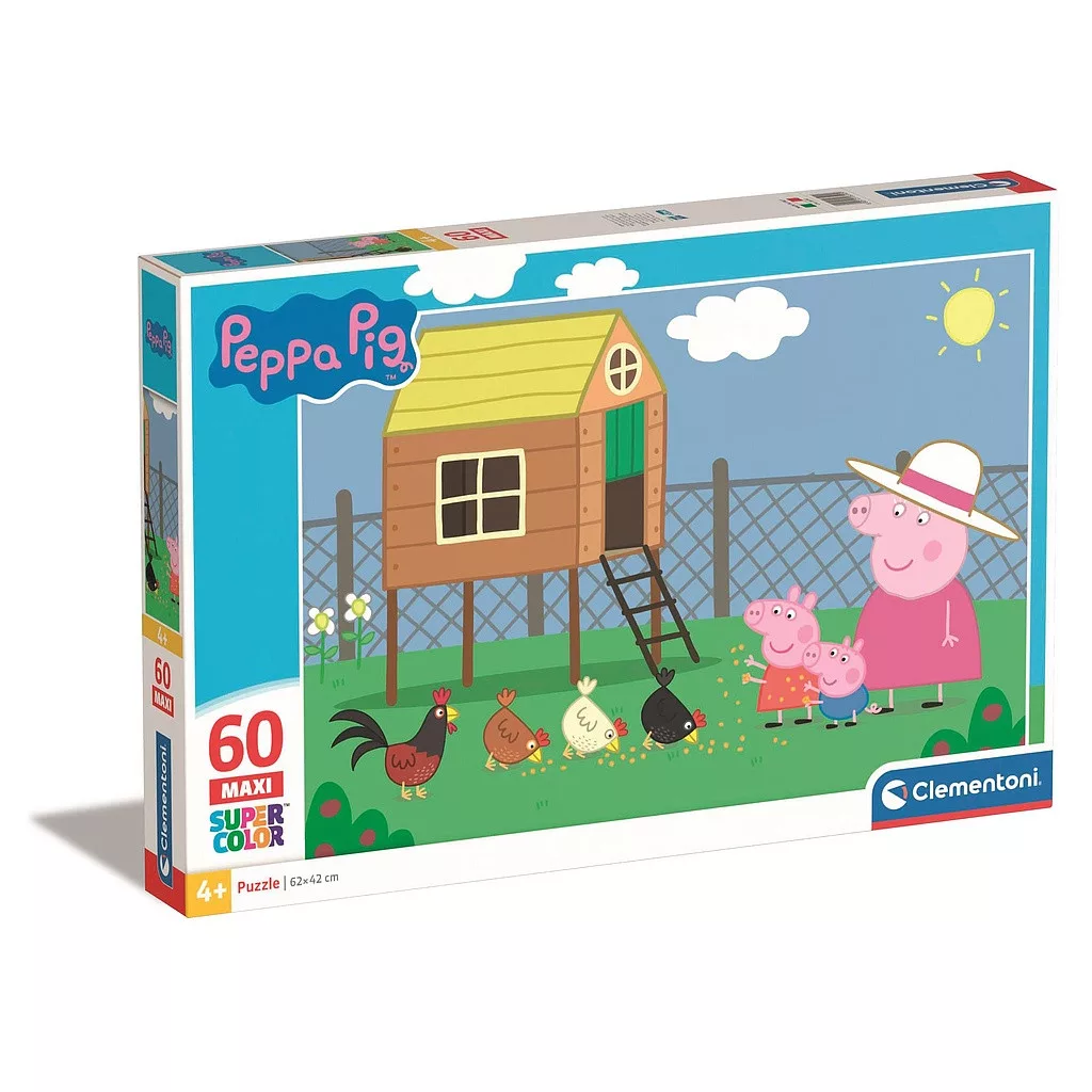 Puzzle 60 dielikov PEPPA PIG chicken