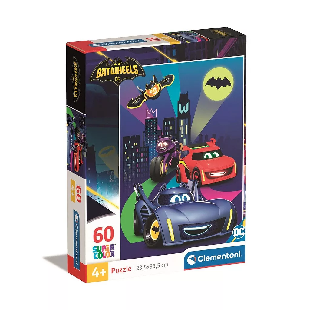 Puzzle 60 dielikov BATMAN batwheels 01