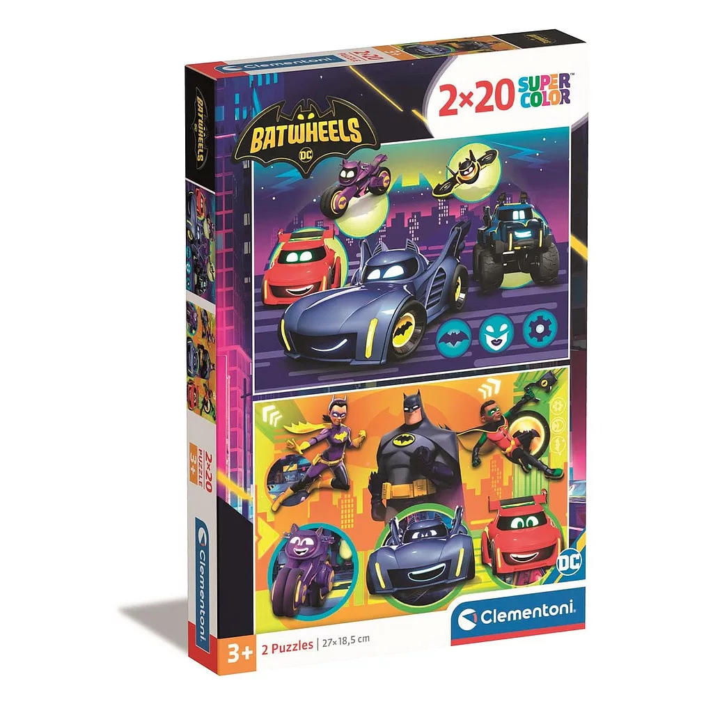 Puzzle 2x20 dielikov BATMAN batwheels