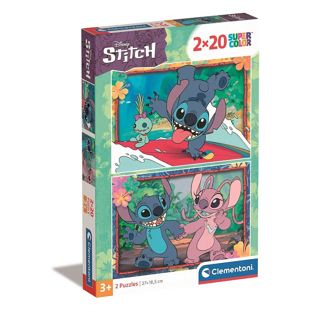 Puzzle 2x20 dielikov LILO A STITCH angel