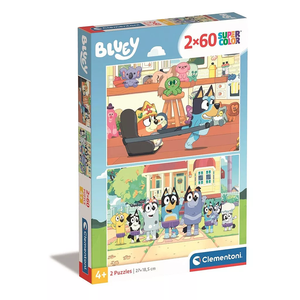 Puzzle 2x60 dielikov BLUEY imagination