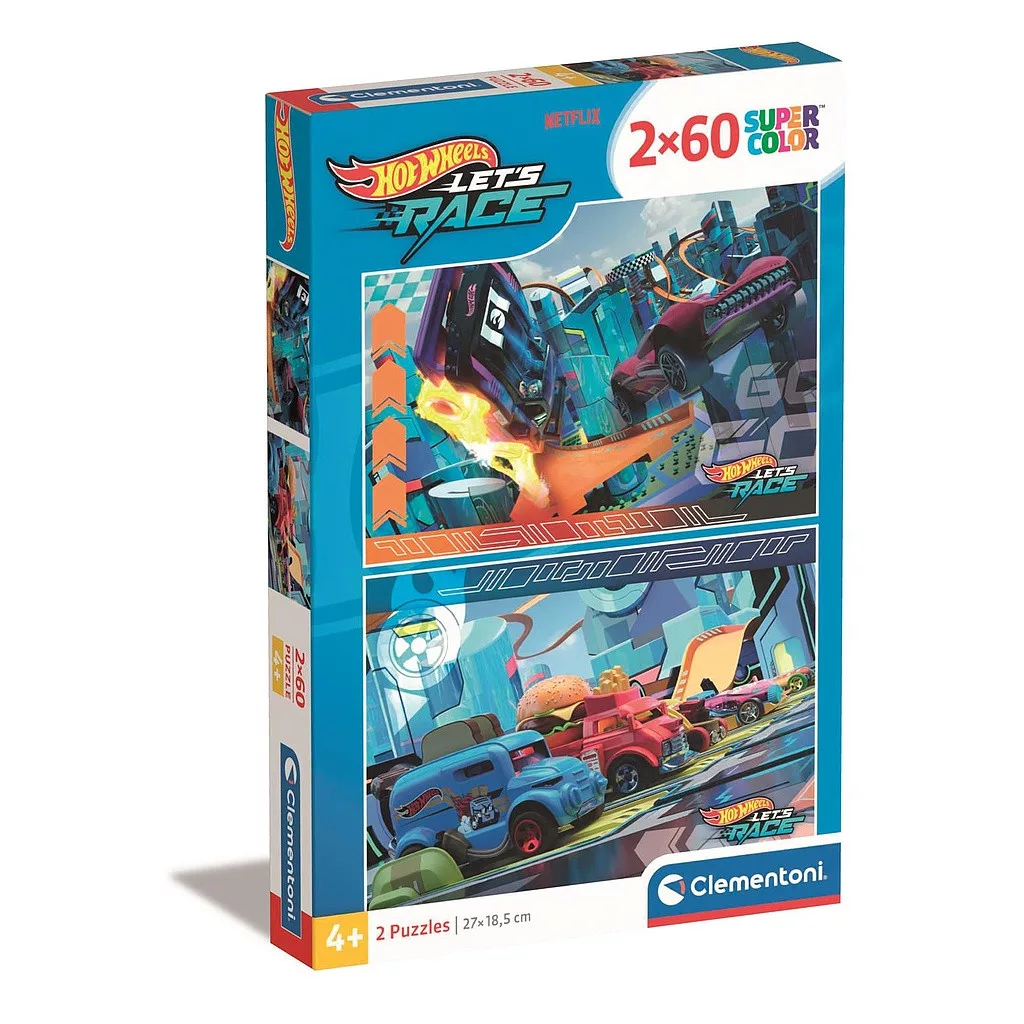 Puzzle 2x60 dielikov HOT WHEELS