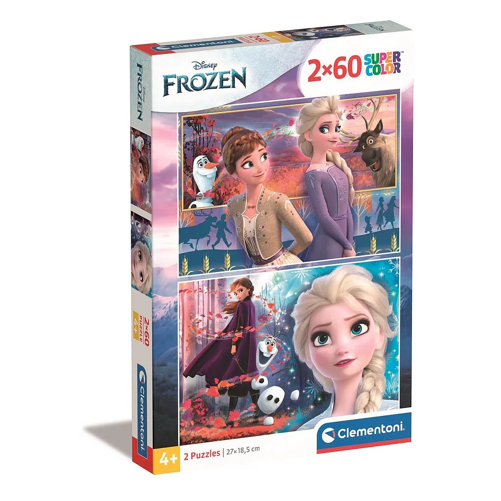 Puzzle 2x60 dielikov FROZEN wind