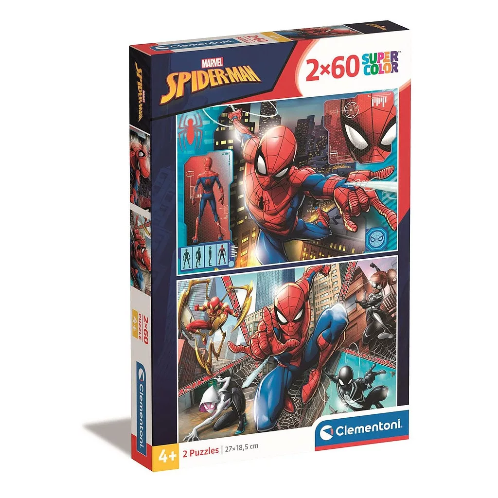 Puzzle 2x60 dielikov SPIDERMAN partners