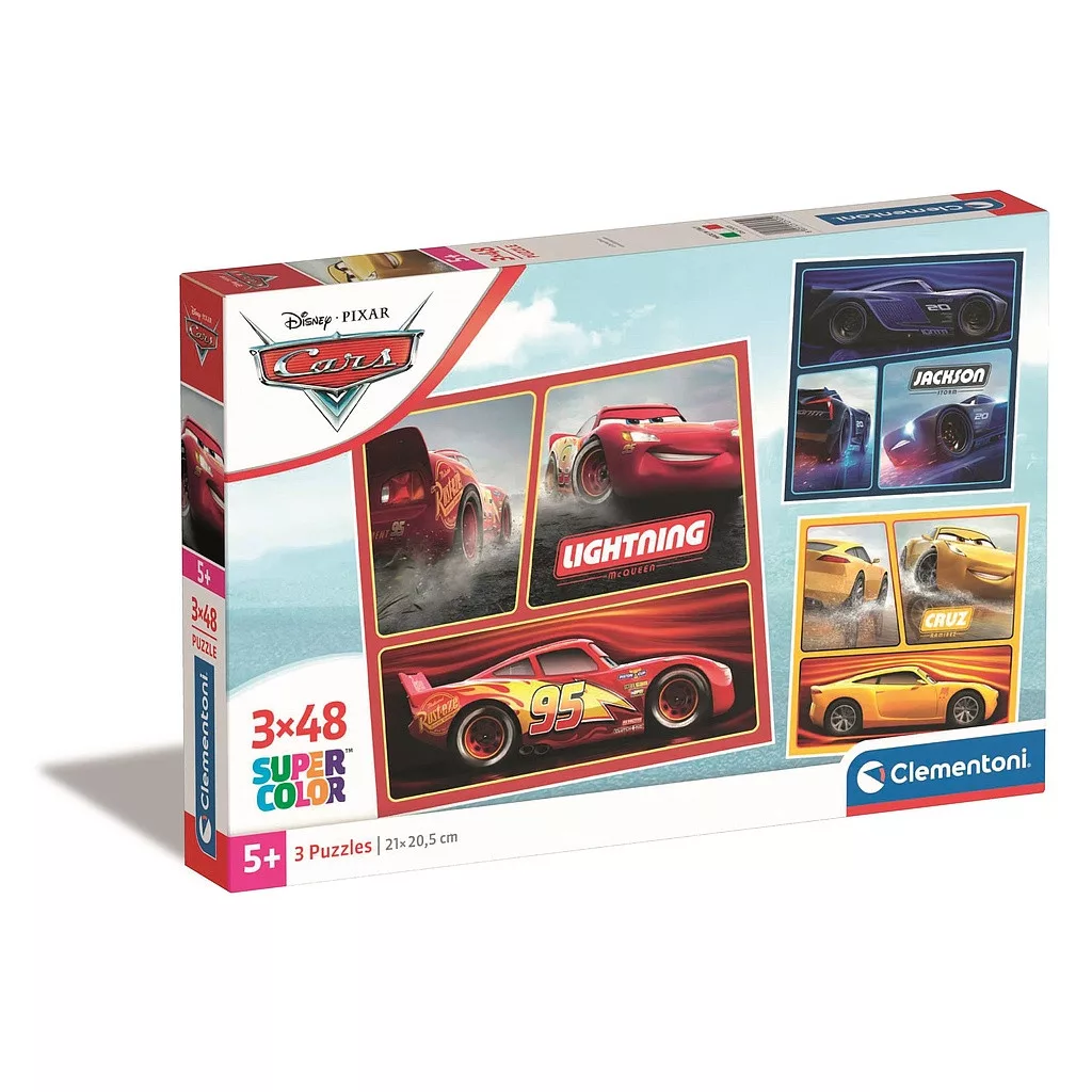 Puzzle 3x48 dielikov CARS rivals