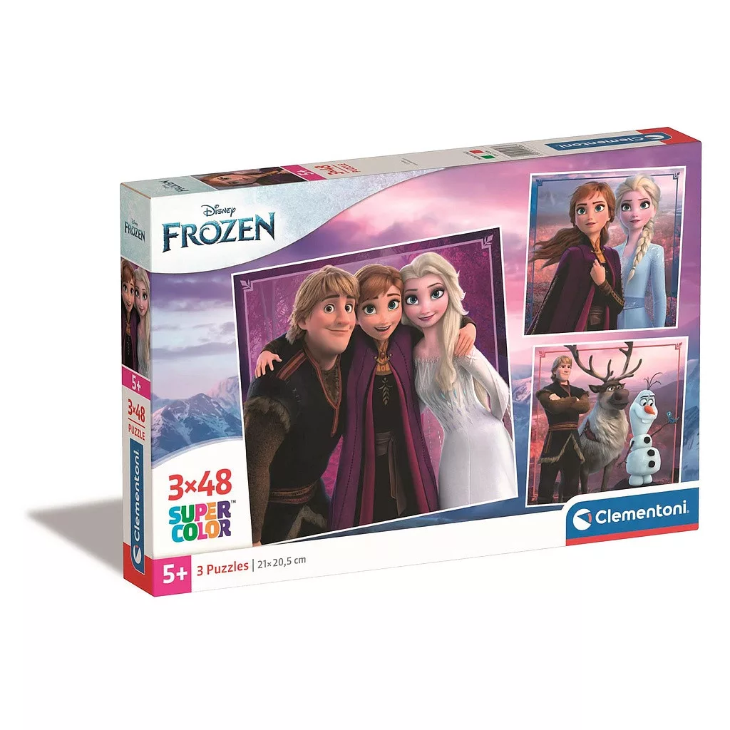 Puzzle 3x48 dielikov FROZEN leaf