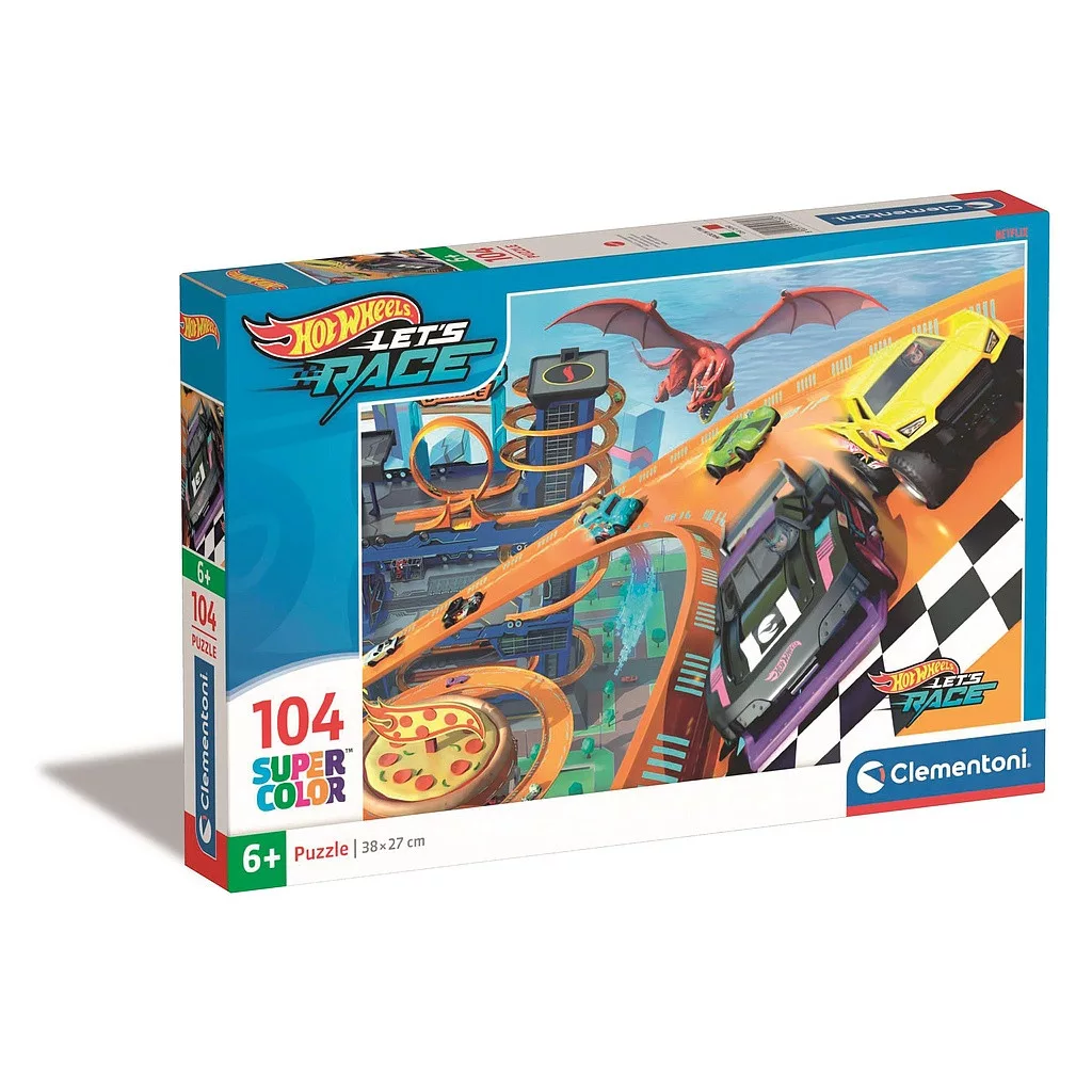 Puzzle 104 dielikov HOT WHEELS ultimate