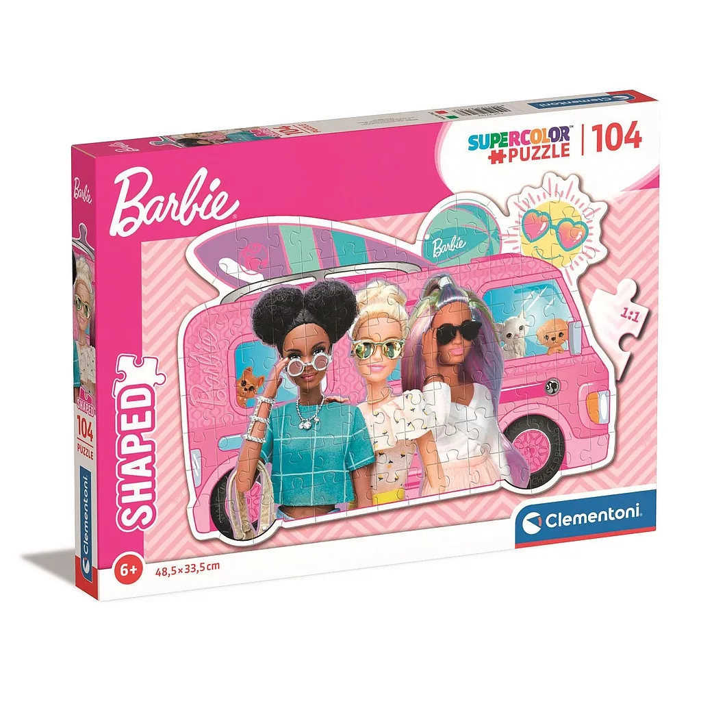 Puzzle 104 dielikov BARBIE car