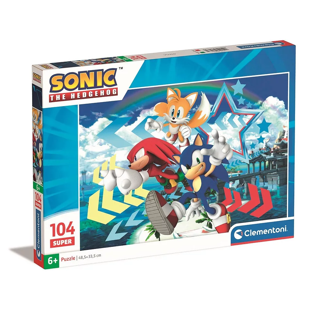 Puzzle 104 dielikov SONIC star
