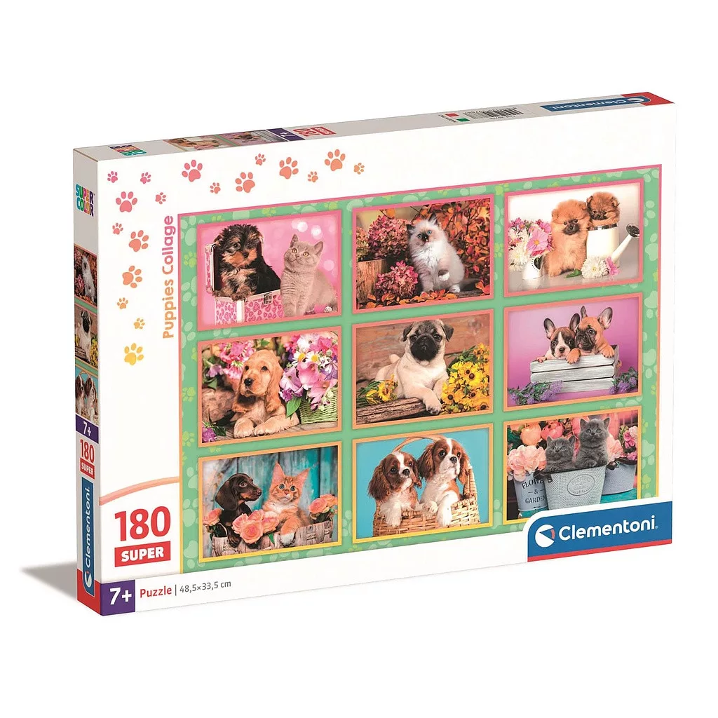 Puzzle 180 dielikov ANIMALS collage