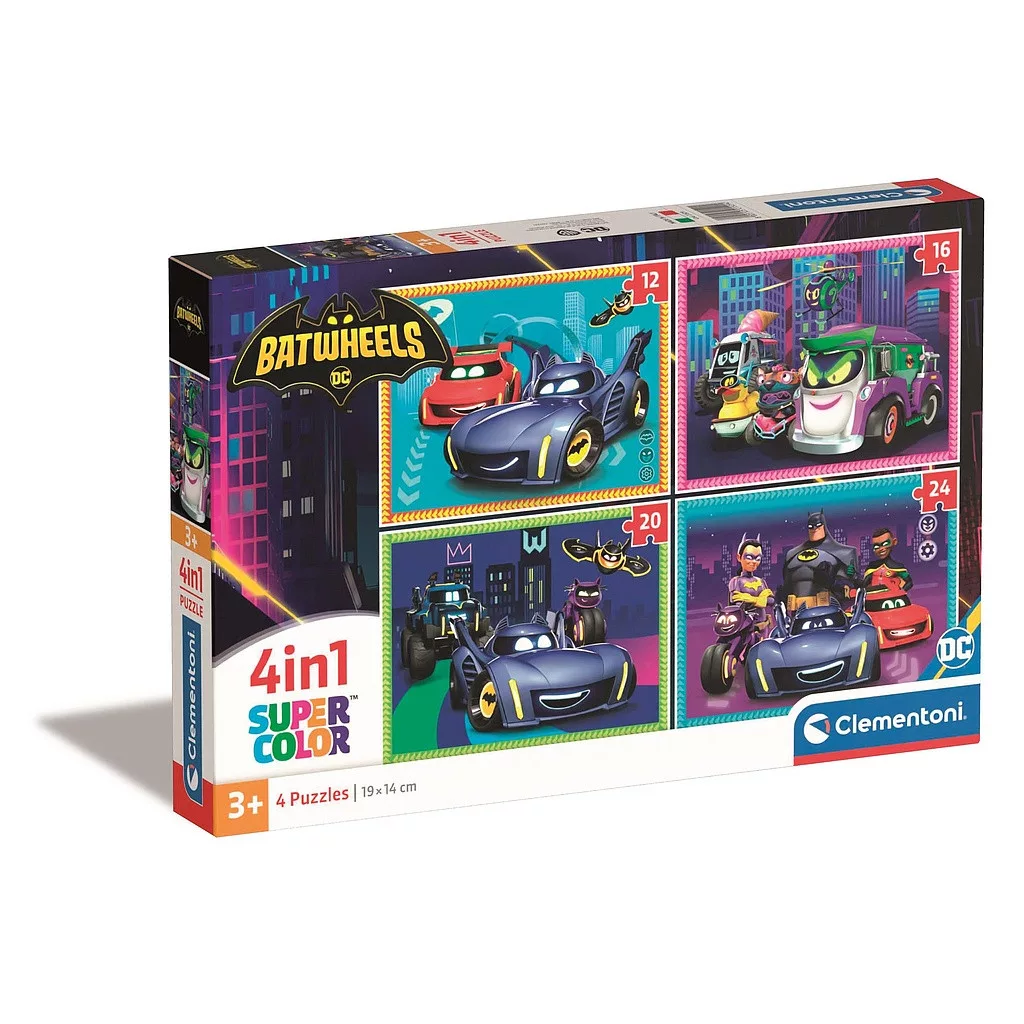 Puzzle 4v1 BATMAN batwheels