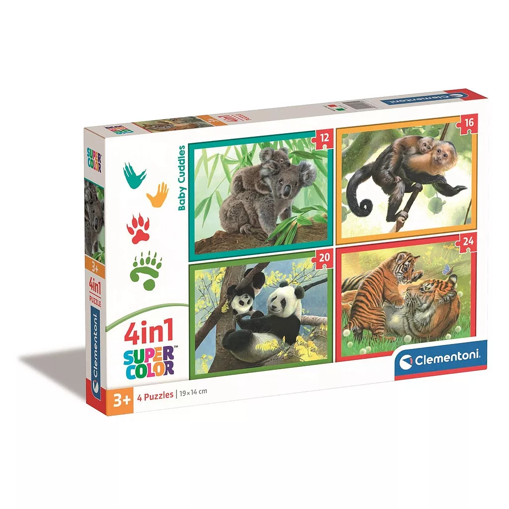 Puzzle 4v1 ANIMALS baby