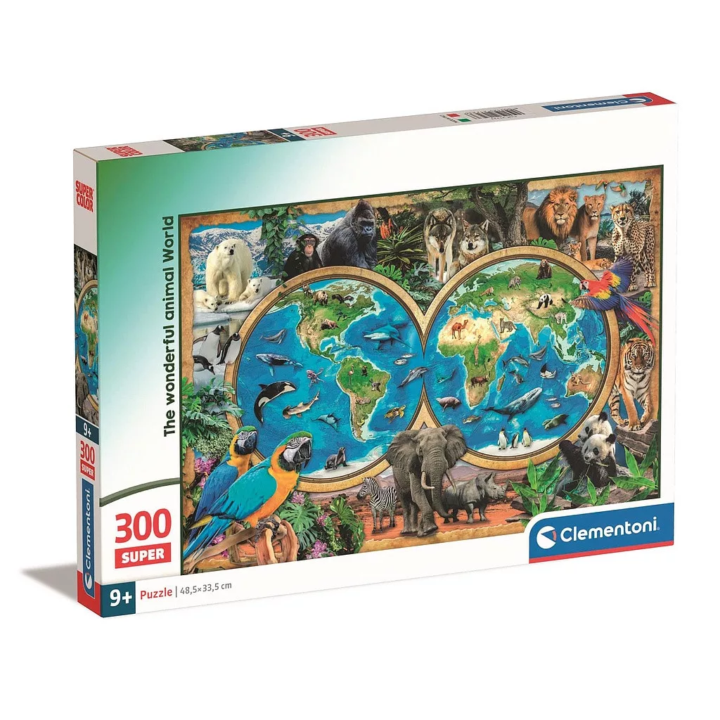 Puzzle 300 dielikov ANIMALS world