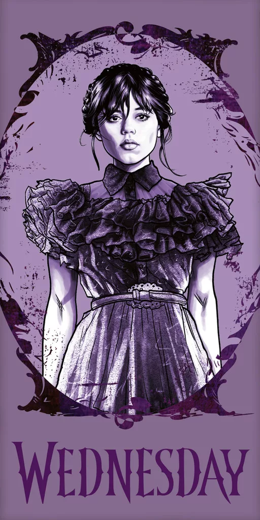 Osuška 70x140 WEDNESDAY fialová