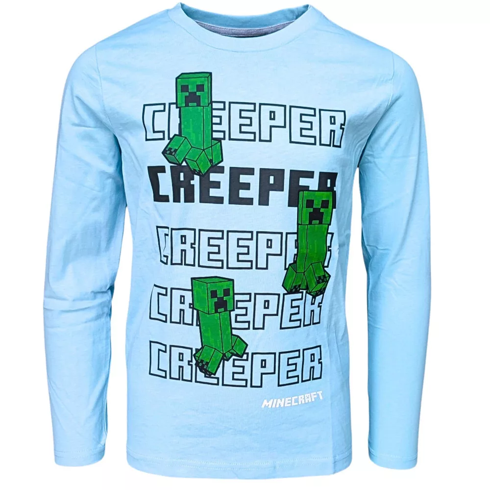 Tričko s dlhým rukávom MINECRAFT Creeper - 12r.