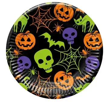 Papierový tanier 23cm HALLOWEEN