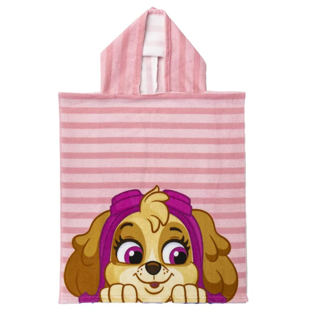 Pončo 50x115 PAW PATROL girls