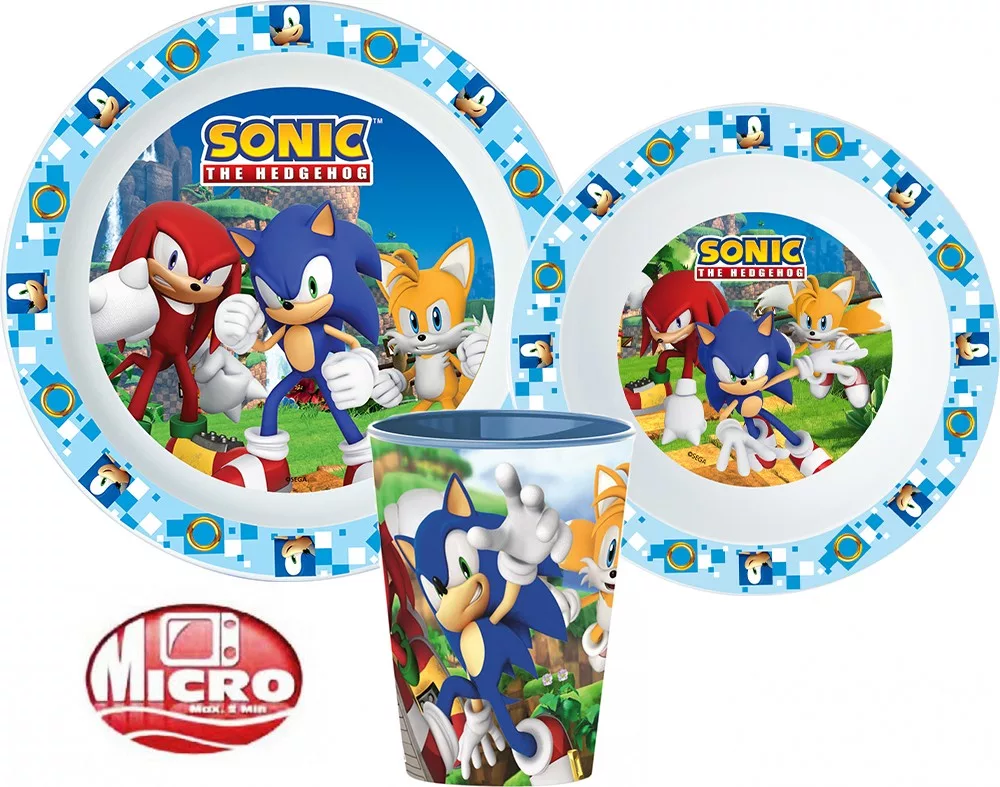 Jedálenský set - plast SONIC